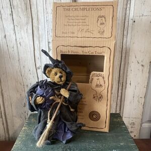 Boyds Bears TABITHA CRUMPLETON #73106 Halloween Witch Bear 10" Crumpletons